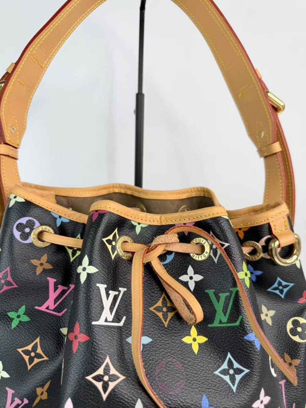 louis vuitton petit noe handbag monogram multicolor - Picture 3 of 13